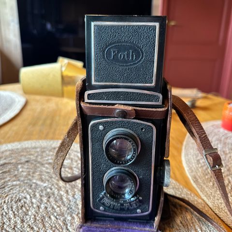 Foth Flex kamera. Mellom 70-90 år gammelt.