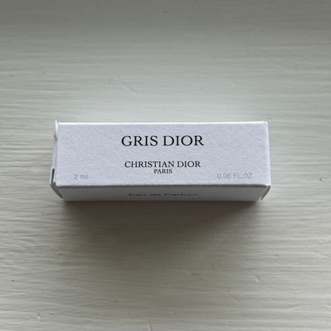 Christian Dior Gris Dior original parfymeprøve