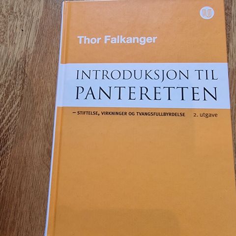Thor Falkanger - Introduksjon til panteretten