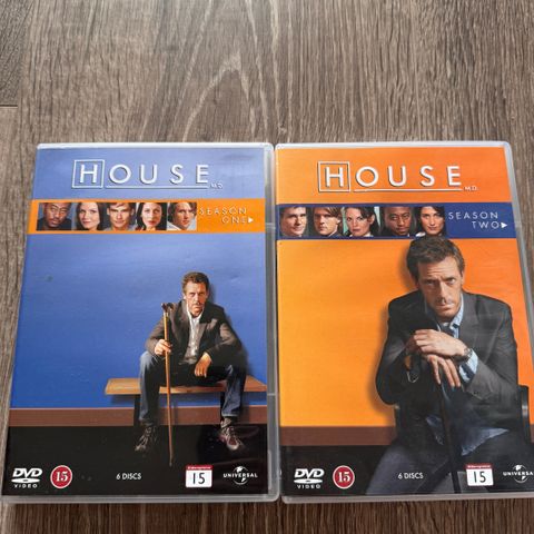 House sesong 1 & 2 DVD