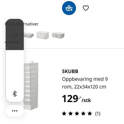 Ikea skubb selges