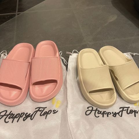 2 par med Happy Flops sandaler, Str 30-31