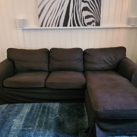 Ikea Ektorp Sofa med med sjeselong