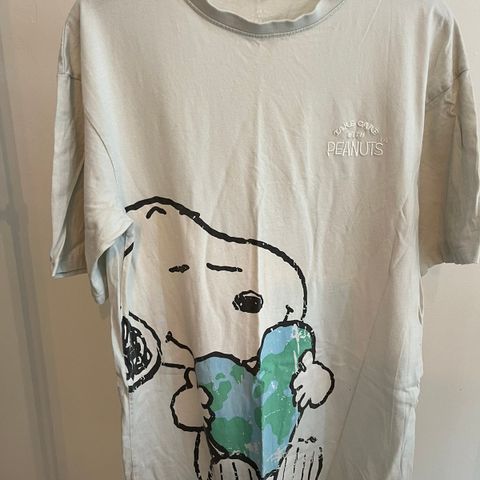 Snoopy pysjamas t-shirte str. M