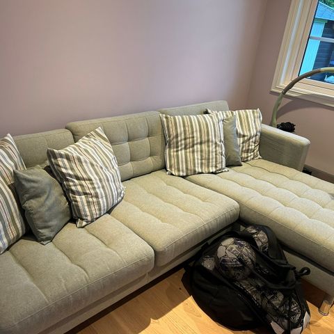 Nydelig sofa.