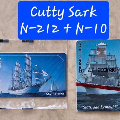 Telekort: Cutty Sark N-10 + N-212