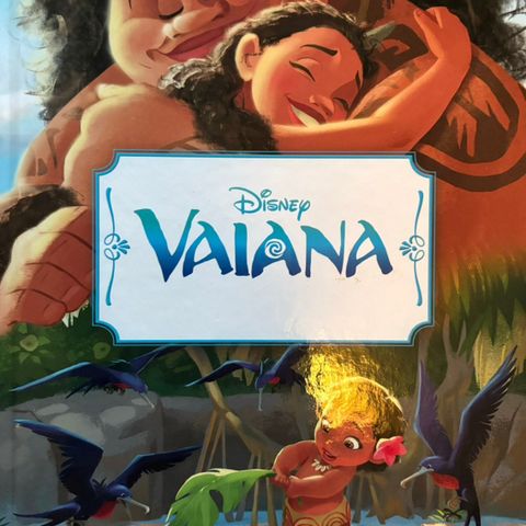 Vaiana. Barnebøker Disney