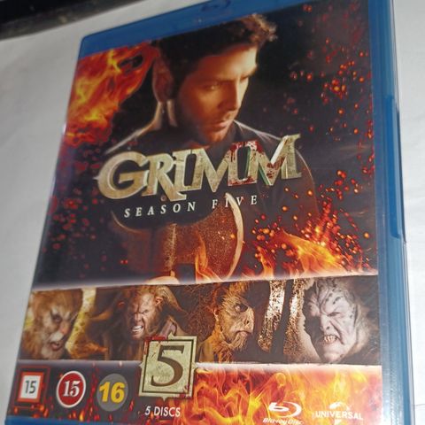 Grimm,  season five. På Blu-ray