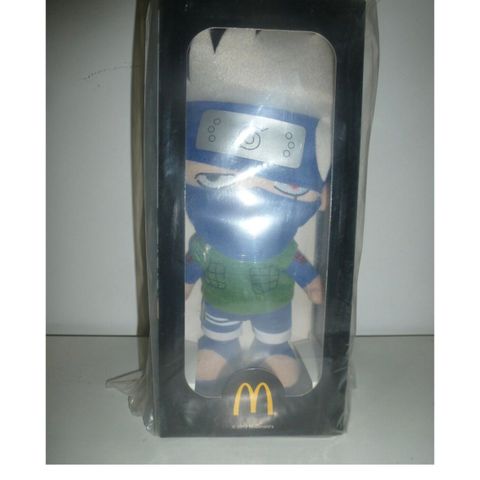 Kakashi Hatake McDonald's Limited Naruto Shippuden 10" Plysj Kakashi dukke 2013