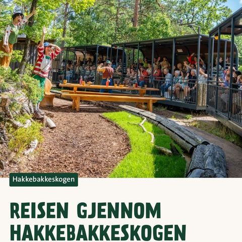 Reisen gjennom Hakkebakkeskogen Dyreparken - 9. juli - 3 barn og helst 2 voksne