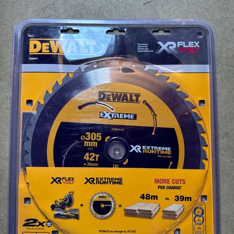 Dewalt Sirkelsagblad xr 305x30x42t dt99574 flexvolt