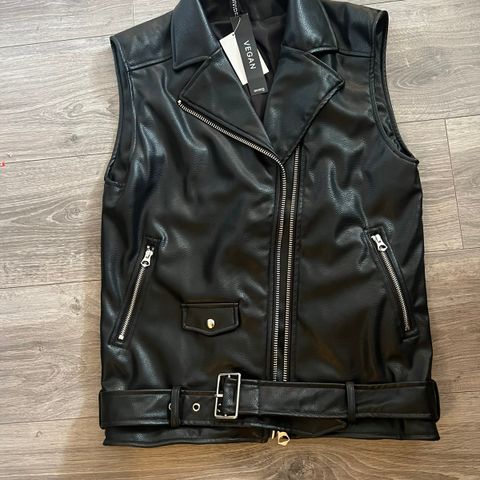 Skinn vest