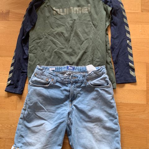 J&J dongri shorts og Hummel genser