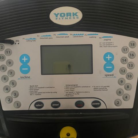 Tredemølle-York Fitness t203