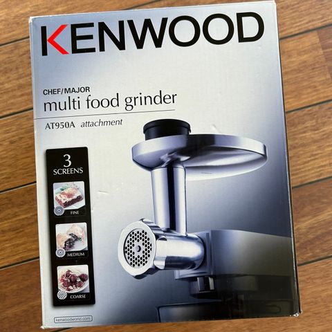 Kenwood multi food grinder