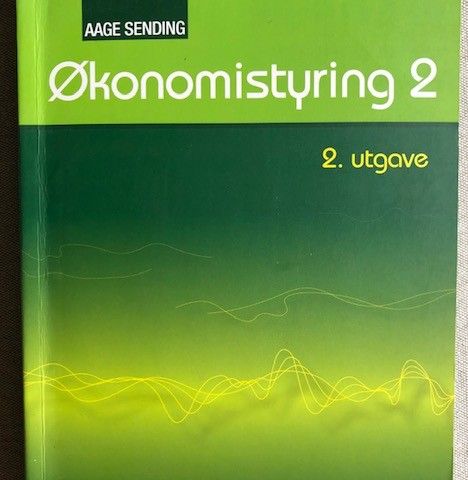 Økonomistyring 2, 2. utgave, Aage Sending, Fagbokforlaget