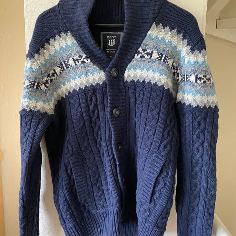 Gant cardigan ull lambswool M