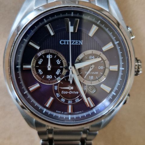 Citizen Eco Drive, Sapphire Titanium