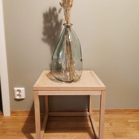 A small wooden table