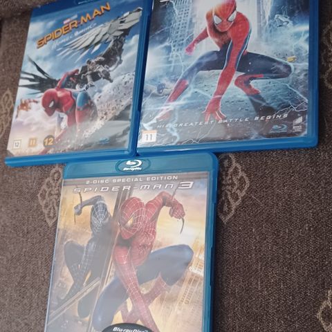 Spider-man filmer, på Blu-ray