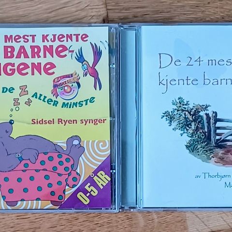 2. Barne CD  og 5. Barnekassetter