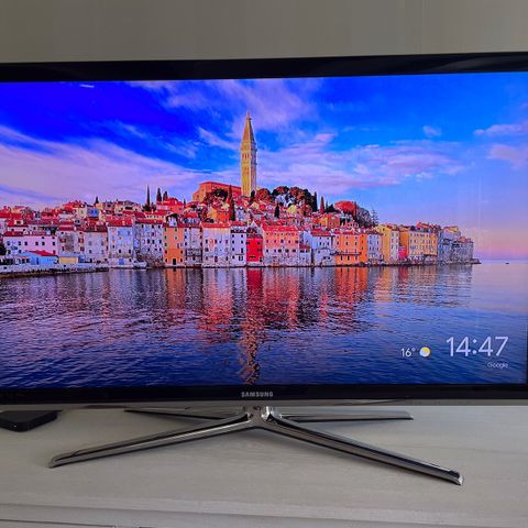 Samsung 46 tommer TV, 7 serie, perfekt til streaming med Apple eller Chromecast