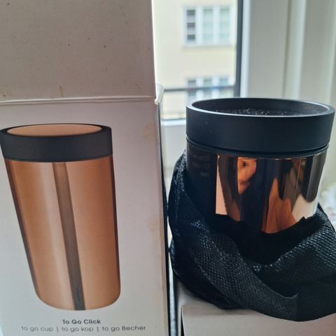 Stelton to go click termokopp bronse helt ny