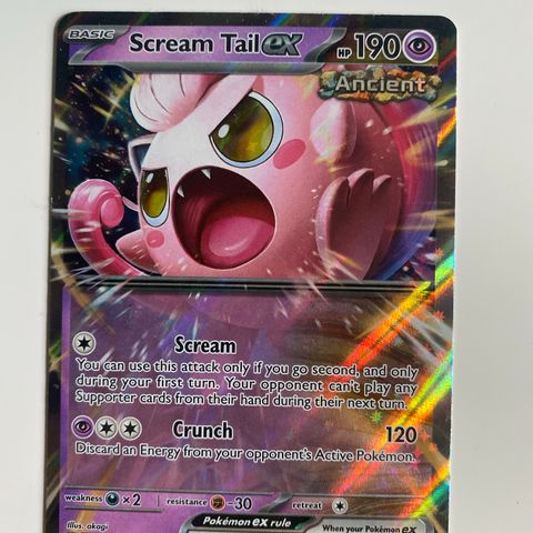 Scream Tail EX 094/167 Pokemon Kort