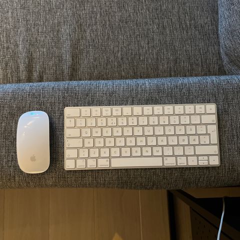 Apple tastatur og mus