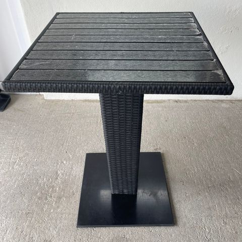 Cafébord 60x60 svart