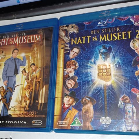 Natt på Museet 1 og 2, på Blu-ray