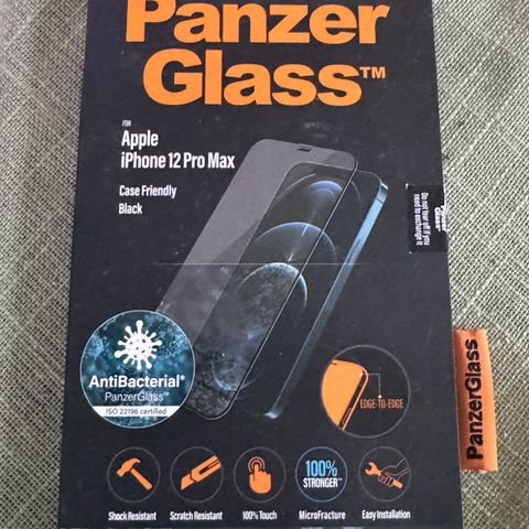 Panzer Glass til IPhone 12 Pro Max