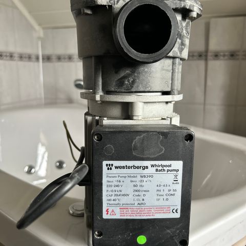 Westerbergs Whirlpool pumpe til boblebad WB390