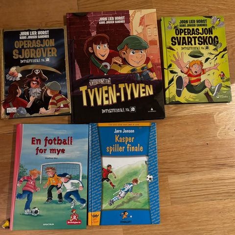 Barnebøker selges for kr 100,- totalt