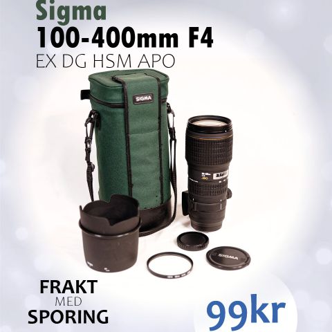 Sigma 100-300mm F4 EX DG HSM APO ø82 | Sony A-mount