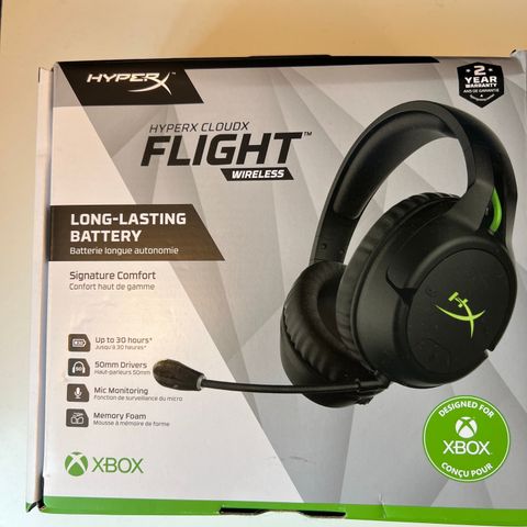 HYPERX CLOUDX FLIGHT WIRELESS