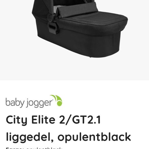 Babyjogger City Elite 2 liggedel