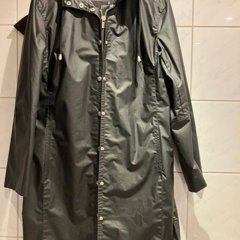 Ilse Jacobsen regn kåpe , rain coat med hette , sydvest