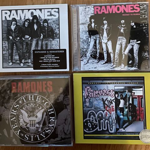 Ramones cd’er selges (Sex Pistols, the Clash, punk)