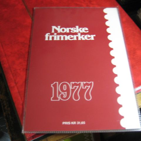 Årssett Norge 1977 postfrisk