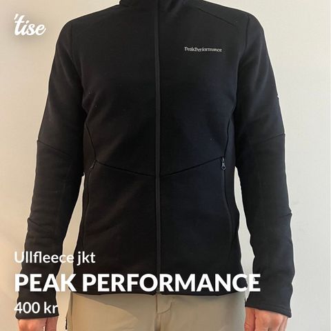 Peak Performance ullfleece jakke