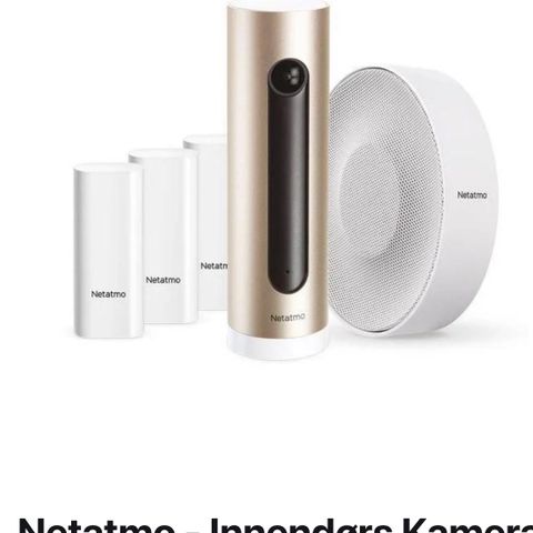 Netatmo Smart Alarmsystem med Kamera