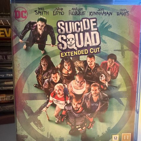 Suicide Squad. Blu-ray. 2 disc spesialversjon med kino + uncut langversjon