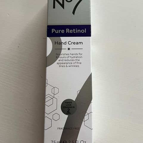 No7 Pure Retinol Hand Cream 75 ml