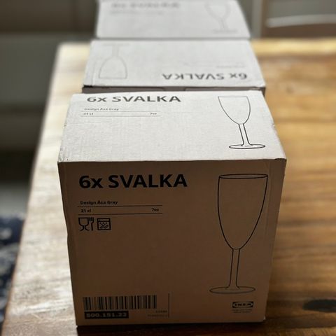 30 st champagneglass fra serien SVALKA -  RESERVERT!