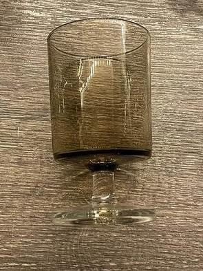 5 stk luminarc France glass retro vintage