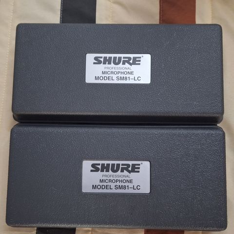 Shure SM81 kondensator mikrofon