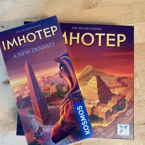 Imhotep brettspill og A new dynasty exp