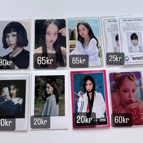 Aespa Winter Photocards