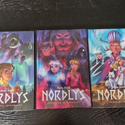 Barnebøker NORDLYS bok 1-3